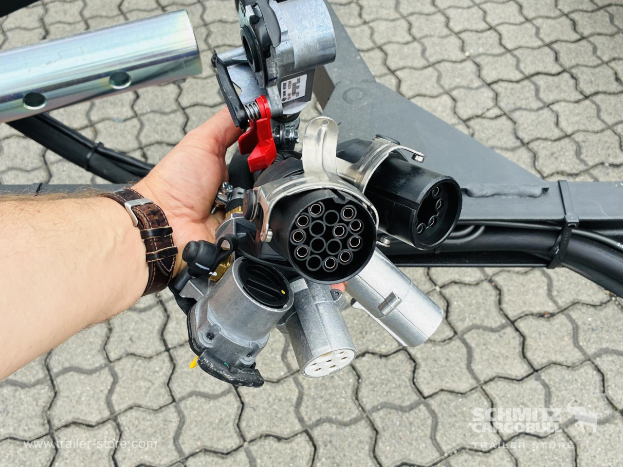 SCHMITZ Anhänger Wechselfahrgestell Maxiausführung - Reboque transportador de contêineres/ Caixa móvel: foto 3 SCHMITZ Anhänger Wechselfahrgestell Maxiausführung - Reboque transportador de contêineres/ Caixa móvel: foto 3