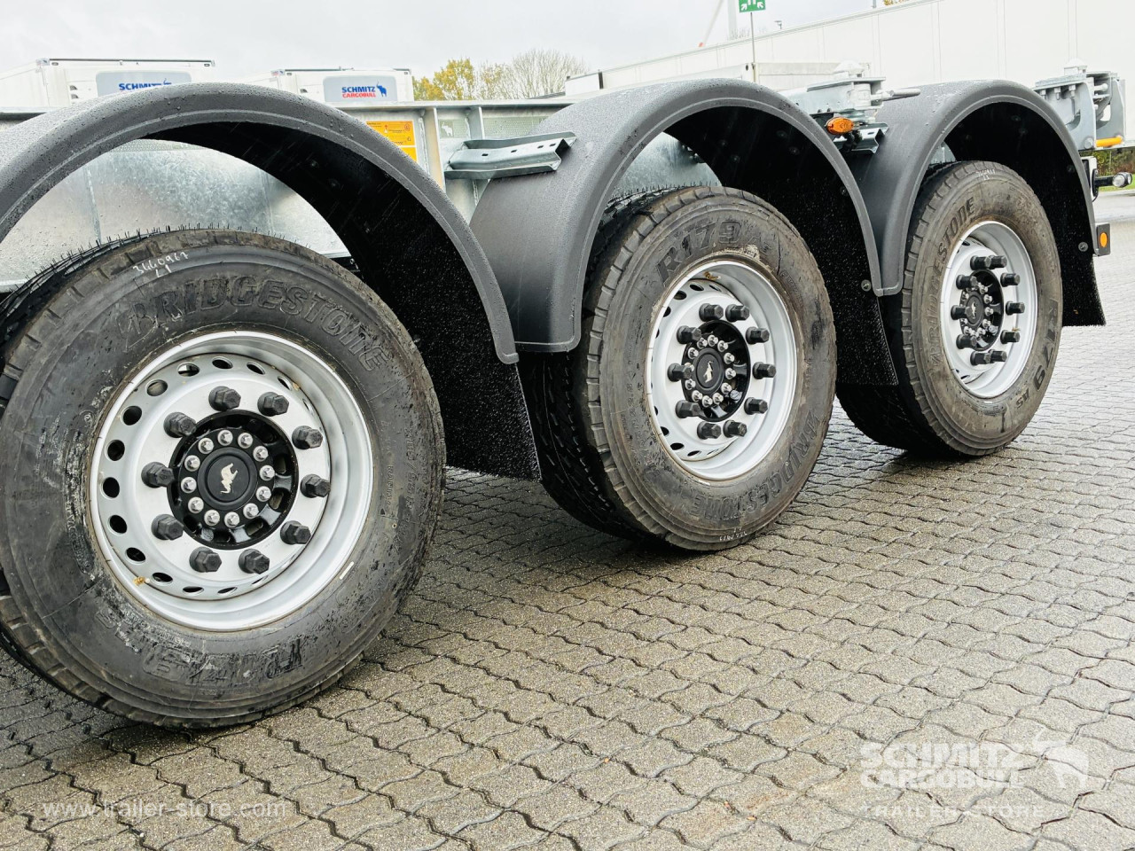 SCHMITZ Auflieger Containerfahrgestell Standard - Semireboque transportador de contêineres/ Caixa móvel: foto 4 SCHMITZ Auflieger Containerfahrgestell Standard - Semireboque transportador de contêineres/ Caixa móvel: foto 4