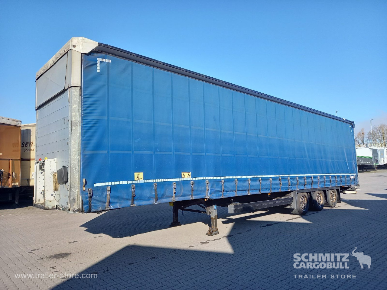SCHMITZ Auflieger Curtainsider Mega - Semi-reboque de lona: foto 1 SCHMITZ Auflieger Curtainsider Mega - Semi-reboque de lona: foto 1