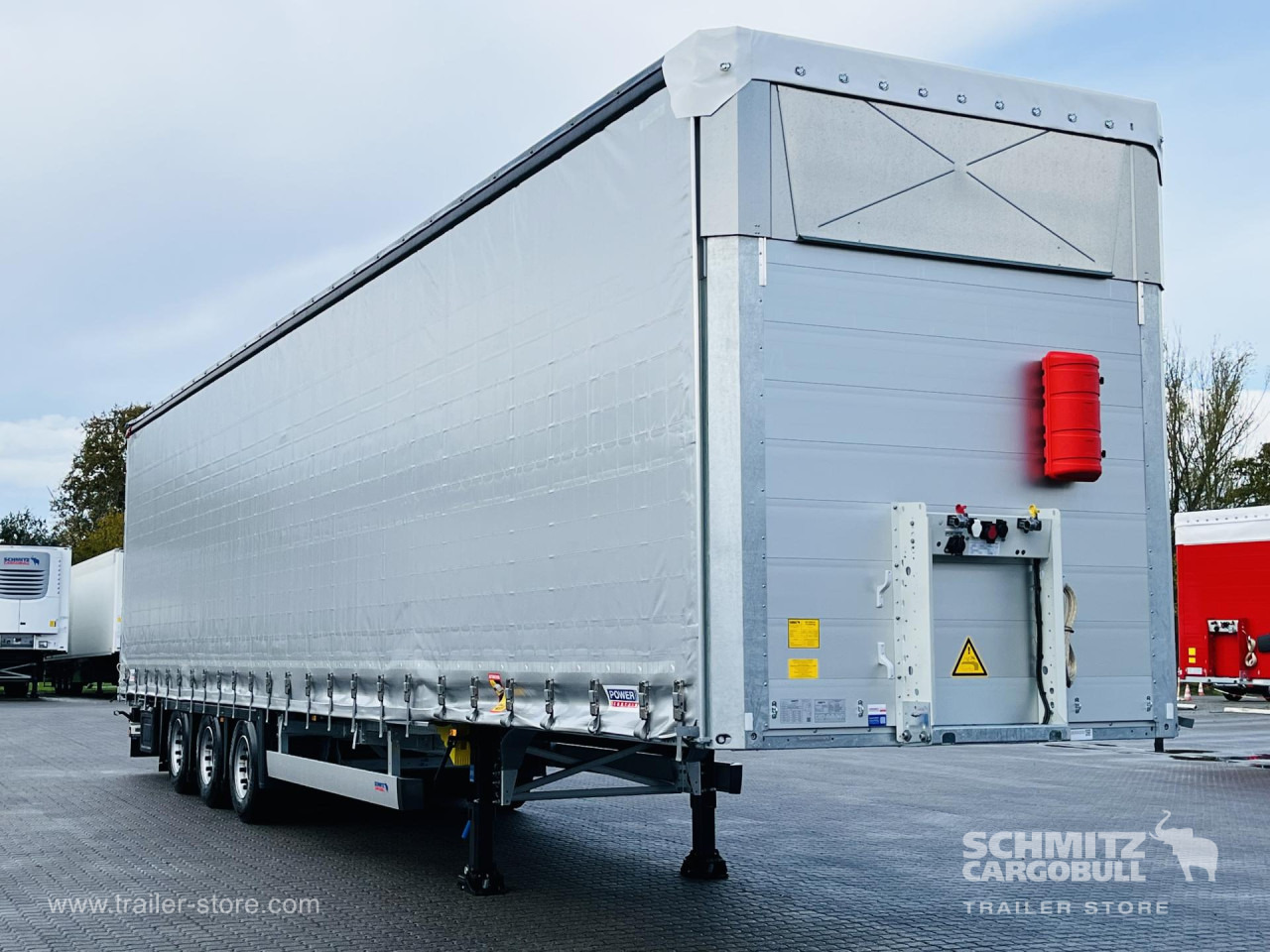 SCHMITZ Auflieger Curtainsider Mega - Semi-reboque de lona: foto 1 SCHMITZ Auflieger Curtainsider Mega - Semi-reboque de lona: foto 1