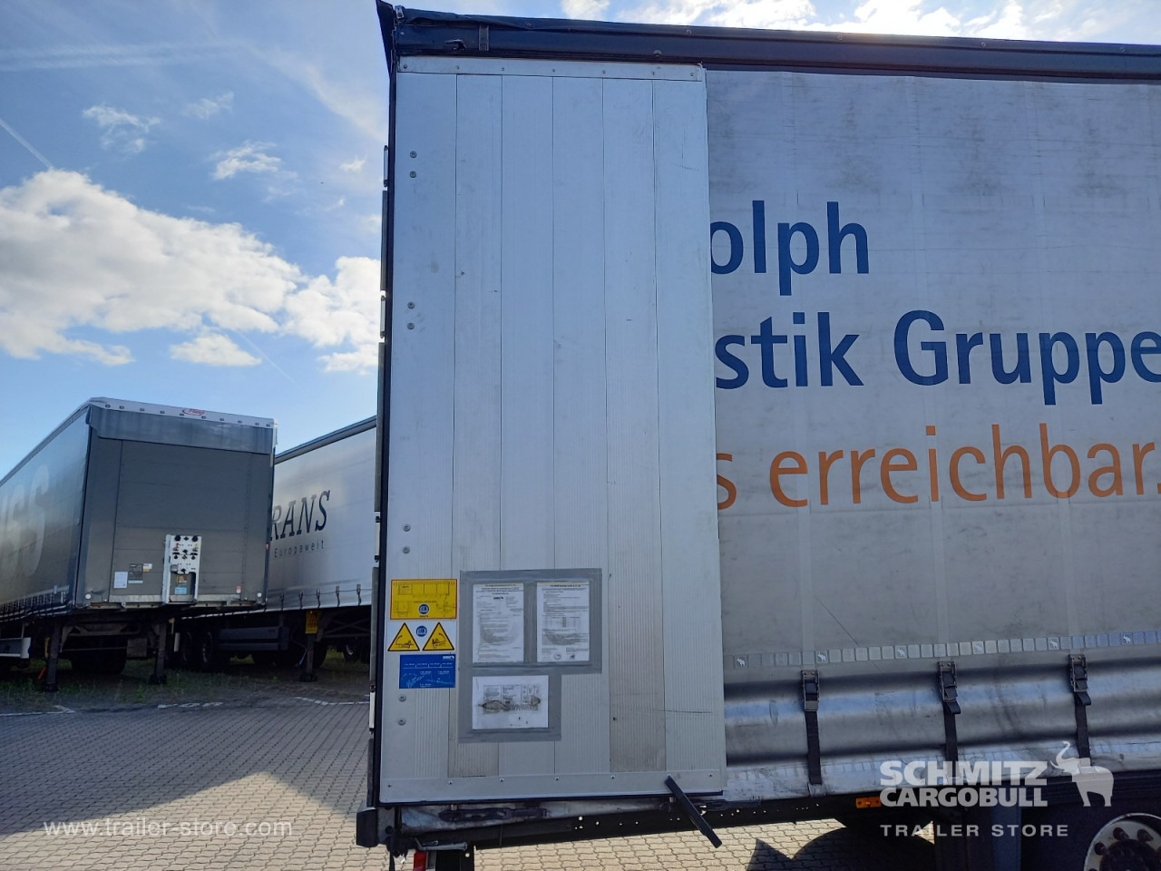 SCHMITZ Auflieger Curtainsider Mega - Semi-reboque de lona: foto 2 SCHMITZ Auflieger Curtainsider Mega - Semi-reboque de lona: foto 2