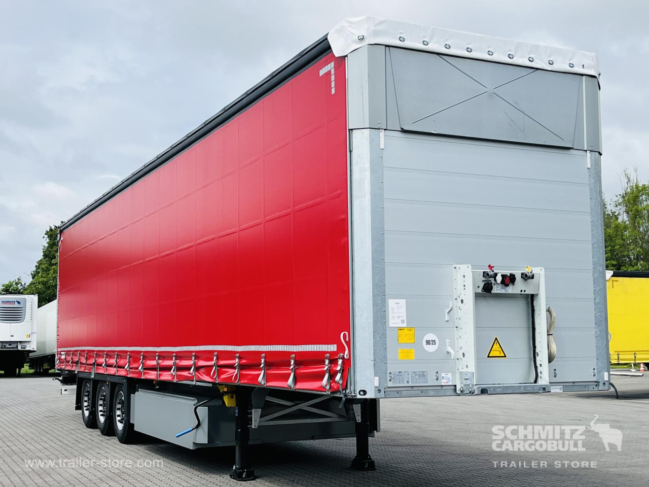 SCHMITZ Auflieger Curtainsider Mega - Semi-reboque de lona: foto 1 SCHMITZ Auflieger Curtainsider Mega - Semi-reboque de lona: foto 1