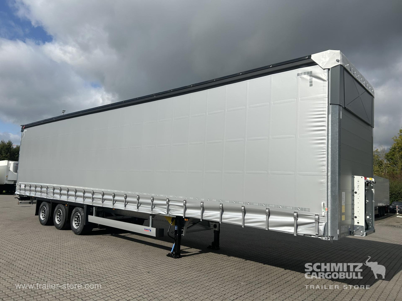 SCHMITZ Auflieger Curtainsider Mega - Semi-reboque de lona: foto 1 SCHMITZ Auflieger Curtainsider Mega - Semi-reboque de lona: foto 1