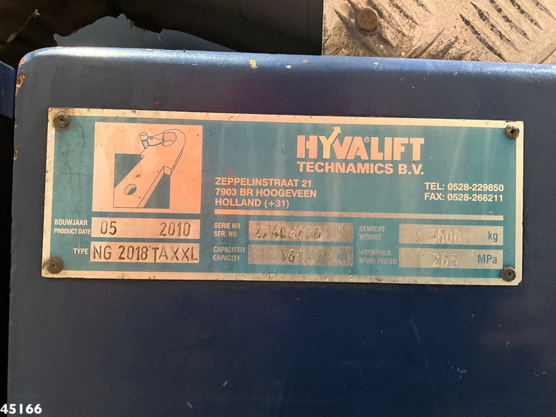 Caminhão multibenne DAF FAN 85 CF 460 Hyva 18 Ton portaalarmsysteem: foto 20