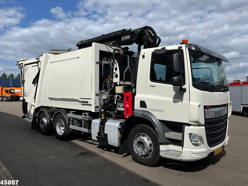 Caminhão de lixo DAF FAN CF 290 Euro 6 Hiab 21 Tonmeter laadkraan Just 166.914 km!: foto 6