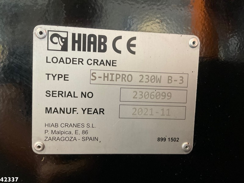 Caminhão de lixo DAF FAN CF 340 Hiab 23 Tonmeter laadkraan: foto 13