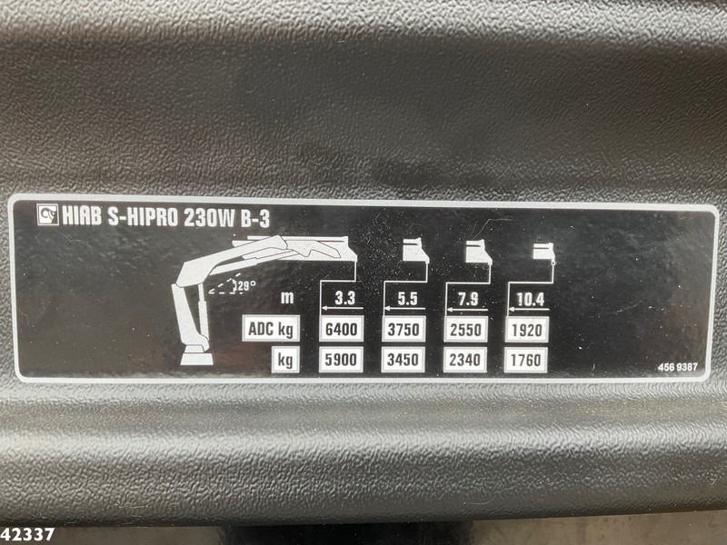 Caminhão de lixo DAF FAN CF 340 Hiab 23 Tonmeter laadkraan: foto 12