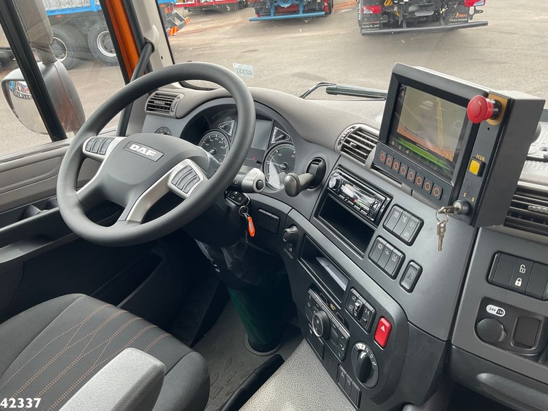 Caminhão de lixo DAF FAN CF 340 Hiab 23 Tonmeter laadkraan: foto 14