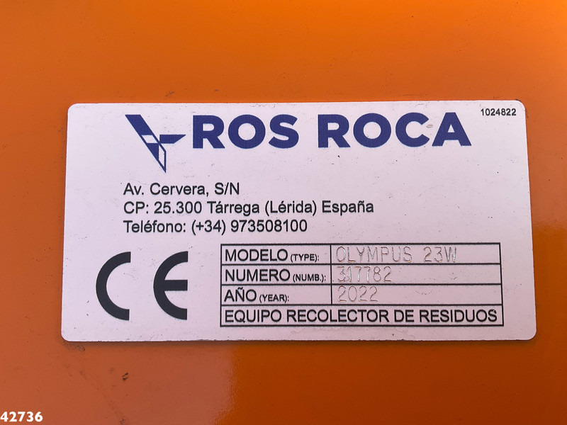 Caminhão de lixo DAF FAN CF 340 Terberg RosRoca 23m³ + AE weegsysteem: foto 19