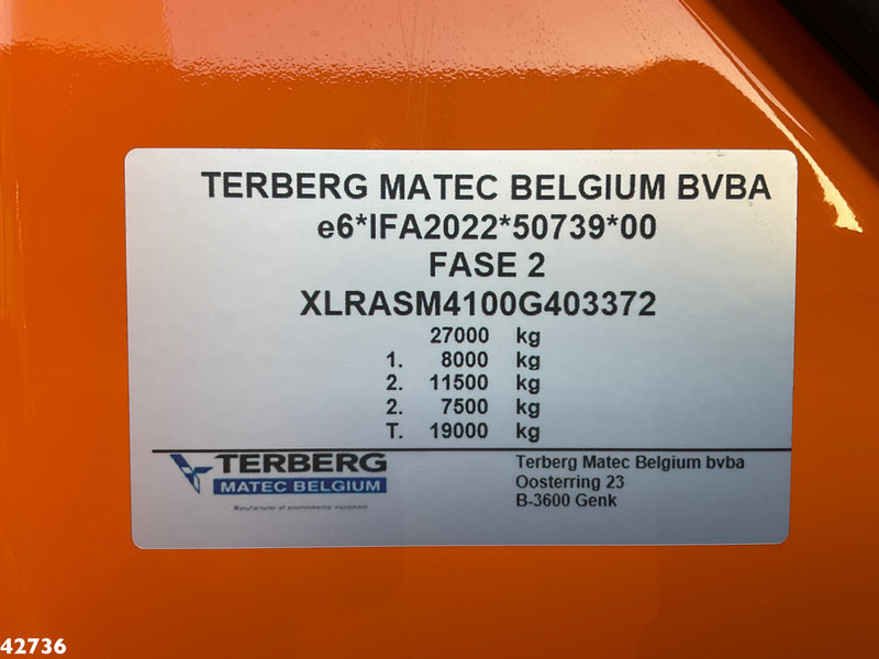 Caminhão de lixo DAF FAN CF 340 Terberg RosRoca 23m³ + AE weegsysteem: foto 18