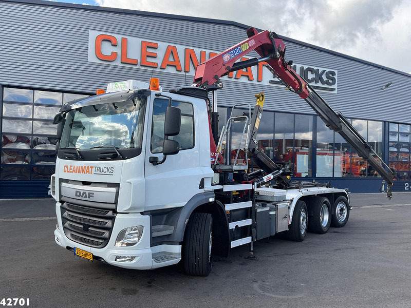 DAF FAQ CF 400 8x2 Euro 6 HMF 21 Tonmeter laadkraan - Caminhão polibenne, Caminhão grua: foto 1 DAF FAQ CF 400 8x2 Euro 6 HMF 21 Tonmeter laadkraan - Caminhão polibenne, Caminhão grua: foto 1