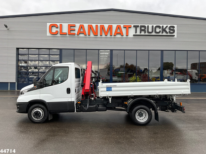 Iveco Daily 72C18 HMF laadkraan 3,4 Tonmeter laadkraan + Meiller 3-zijdige kipper New & Unused!! - Caminhão basculante, Caminhão grua: foto 4 Iveco Daily 72C18 HMF laadkraan 3,4 Tonmeter laadkraan + Meiller 3-zijdige kipper New & Unused!! - Caminhão basculante, Caminhão grua: foto 4