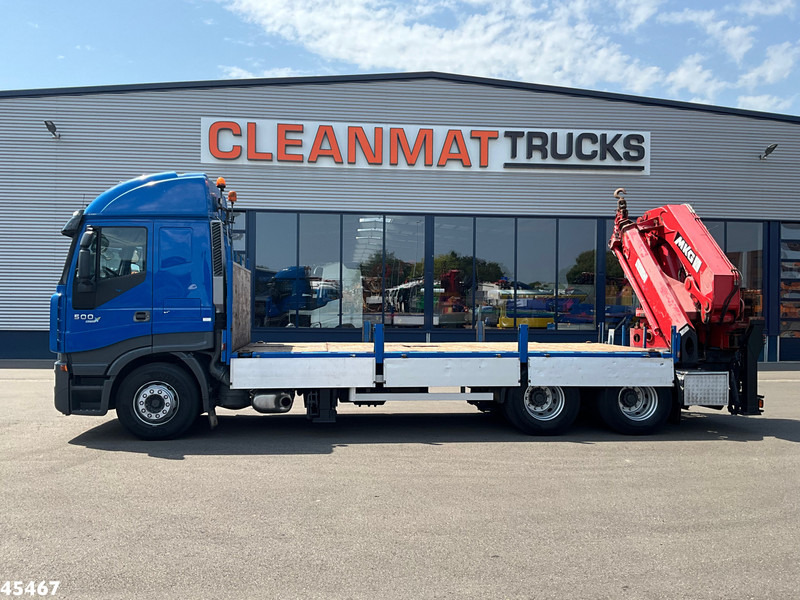 Iveco Stralis 500 6x4 MKG 54 Tonmeter laadkraan - Camião de caixa aberta/ Plataforma, Caminhão grua: foto 3 Iveco Stralis 500 6x4 MKG 54 Tonmeter laadkraan - Camião de caixa aberta/ Plataforma, Caminhão grua: foto 3