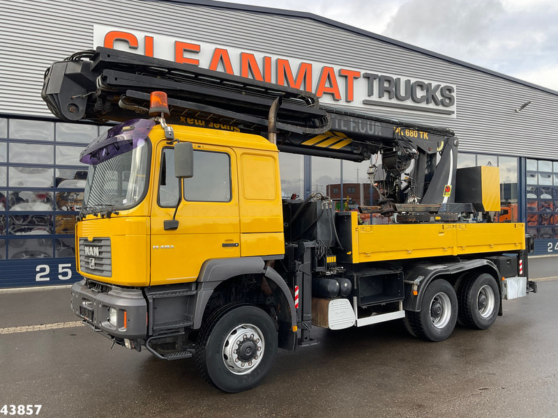 MAN F2000 6x6 Full Steel Manual Palfinger 68 Meter Dachdecker kran Just 54.133 km! - Caminhão grua: foto 2 MAN F2000 6x6 Full Steel Manual Palfinger 68 Meter Dachdecker kran Just 54.133 km! - Caminhão grua: foto 2