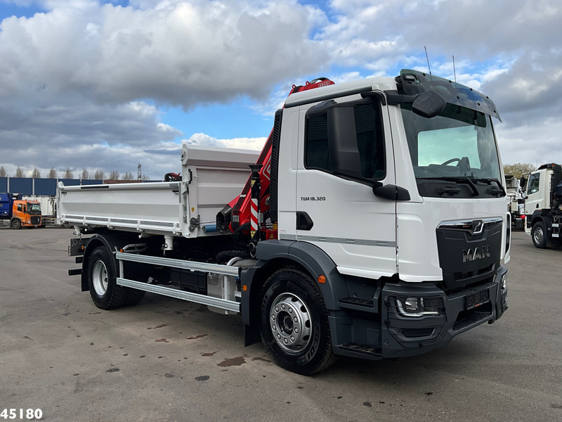 Caminhão basculante nuevo MAN TGM 18.320 Euro 6 Fassi 13 Tonmeter laadkraan NEW AND UNUSED!: foto 8