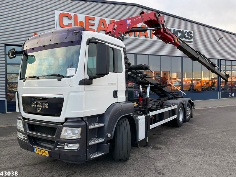 MAN TGS 26.320 HMF 20 Tonmeter laadkraan - Caminhão com sistema de cabo, Caminhão grua: foto 1 MAN TGS 26.320 HMF 20 Tonmeter laadkraan - Caminhão com sistema de cabo, Caminhão grua: foto 1