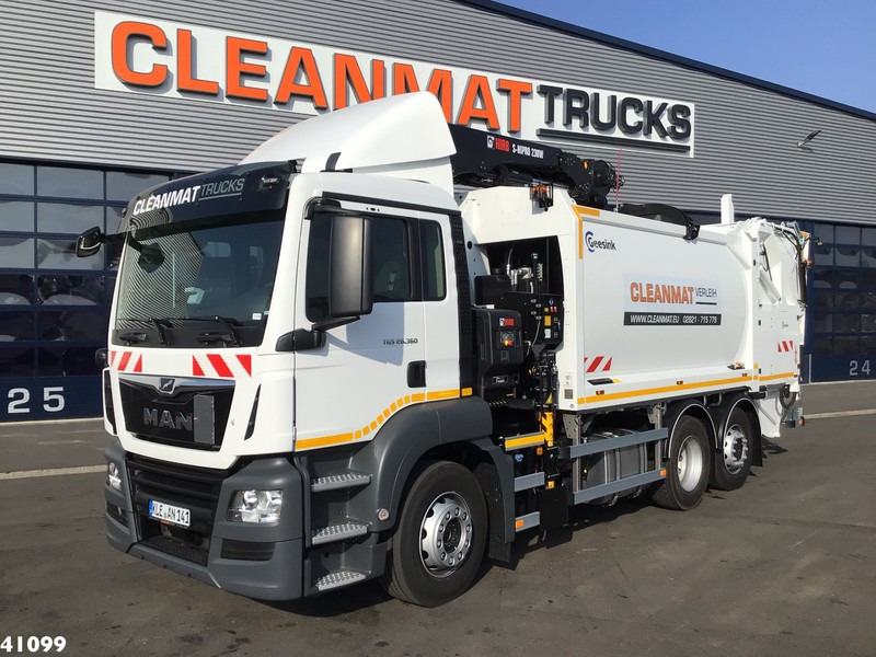 Caminhão de lixo MAN TGS 26.360 Hiab 23 ton/meter laadkraan: foto 6