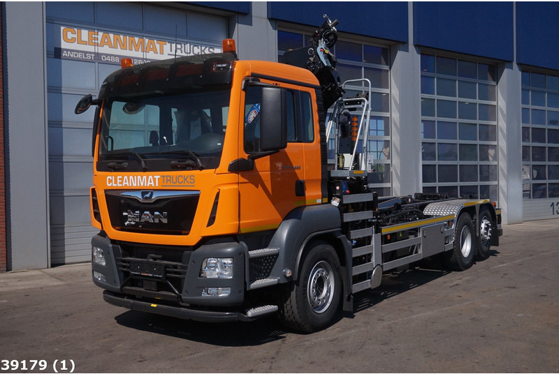 MAN TGS 26.420 HMF 21 ton/meter laadkraan - Caminhão polibenne, Caminhão grua: foto 2 MAN TGS 26.420 HMF 21 ton/meter laadkraan - Caminhão polibenne, Caminhão grua: foto 2