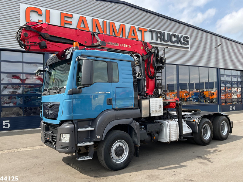 MAN TGS 33.480 6x6 Euro 6 Palfinger 27 Tonmeter boomkraan - Caminhão grua: foto 2 MAN TGS 33.480 6x6 Euro 6 Palfinger 27 Tonmeter boomkraan - Caminhão grua: foto 2