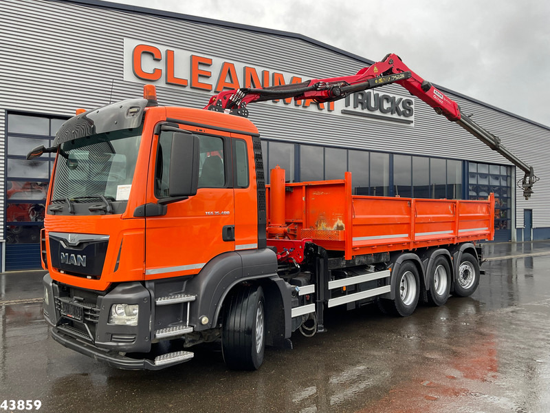 MAN TGS 35.400 8x4 Euro 6 Palfinger 17 Tonmeter Z-kraan - Caminhão basculante, Caminhão grua: foto 2 MAN TGS 35.400 8x4 Euro 6 Palfinger 17 Tonmeter Z-kraan - Caminhão basculante, Caminhão grua: foto 2