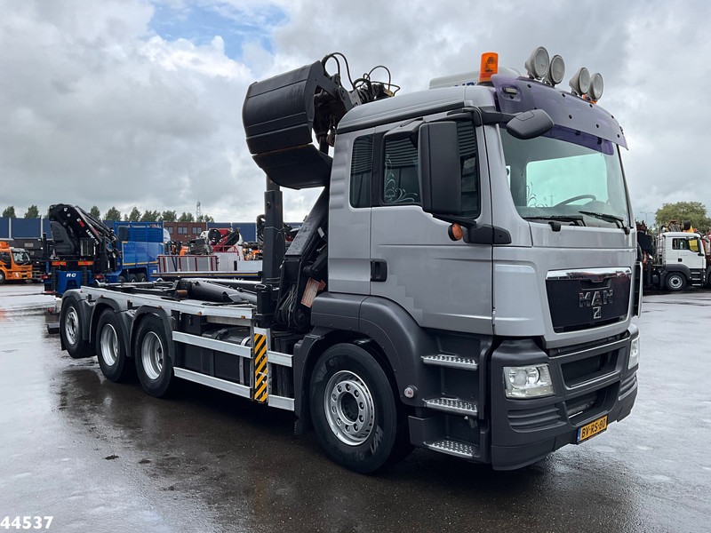 MAN TGS 35.400 8x4 HMF 16 Tonmeter Z-kraan - Caminhão polibenne: foto 5 MAN TGS 35.400 8x4 HMF 16 Tonmeter Z-kraan - Caminhão polibenne: foto 5