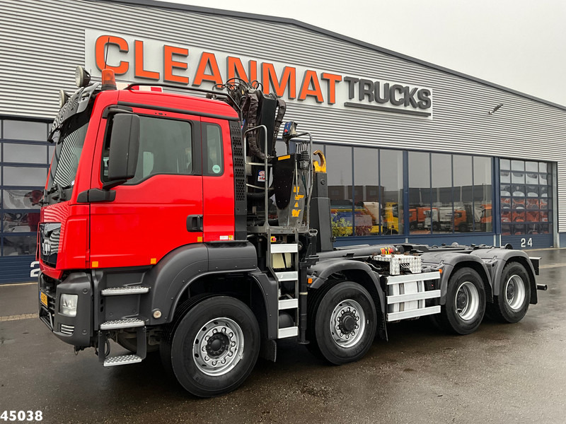MAN TGS 35.400 8x6 Euro 6 HMF 16 Tonmeter Z-kraan - Caminhão polibenne, Caminhão grua: foto 2 MAN TGS 35.400 8x6 Euro 6 HMF 16 Tonmeter Z-kraan - Caminhão polibenne, Caminhão grua: foto 2