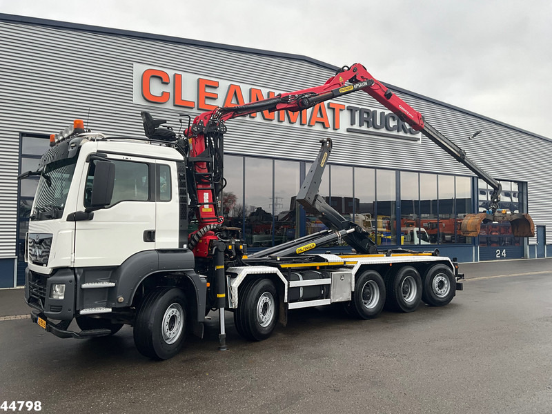 MAN TGS 35.460 10x4 Euro 6 Palfinger 20 Tonmeter Z-kraan - Caminhão polibenne, Caminhão grua: foto 1 MAN TGS 35.460 10x4 Euro 6 Palfinger 20 Tonmeter Z-kraan - Caminhão polibenne, Caminhão grua: foto 1