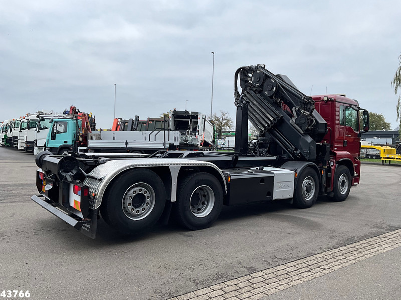 MAN TGS 35.480 8x4H Euro 6 HMF 40 Tonmeter laadkraan + Fly-Jib - Caminhão polibenne, Caminhão grua: foto 4 MAN TGS 35.480 8x4H Euro 6 HMF 40 Tonmeter laadkraan + Fly-Jib - Caminhão polibenne, Caminhão grua: foto 4
