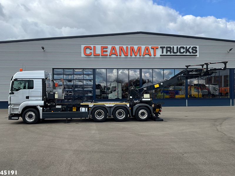 MAN TGS 35.480 Euro 6 8x4 Deuringer Garagetransporter - Caminhão transportador de contêineres/ Caixa móvel: foto 1 MAN TGS 35.480 Euro 6 8x4 Deuringer Garagetransporter - Caminhão transportador de contêineres/ Caixa móvel: foto 1