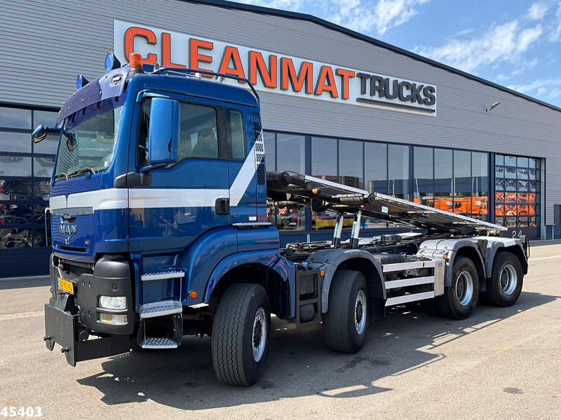 MAN TGS 43.440 8x8 HTS 30 Ton containersysteem - Caminhão com sistema de cabo: foto 1 MAN TGS 43.440 8x8 HTS 30 Ton containersysteem - Caminhão com sistema de cabo: foto 1