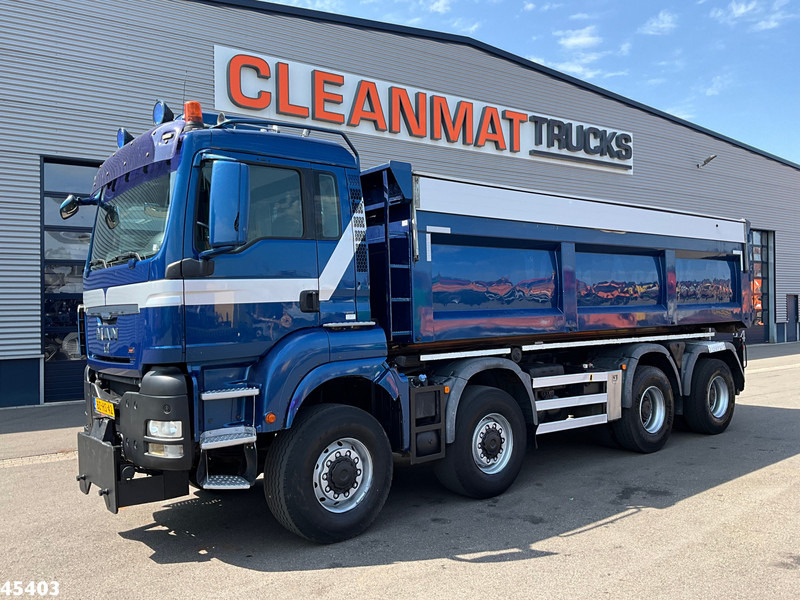 MAN TGS 43.440 8x8 HTS 30 Ton containersysteem + Vossebelt 20m³ container - Caminhão com sistema de cabo: foto 1 MAN TGS 43.440 8x8 HTS 30 Ton containersysteem + Vossebelt 20m³ container - Caminhão com sistema de cabo: foto 1