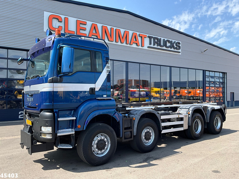 MAN TGS 43.440 8x8 HTS 30 Ton containersysteem + Vossebelt 20m³ container - Caminhão com sistema de cabo: foto 4 MAN TGS 43.440 8x8 HTS 30 Ton containersysteem + Vossebelt 20m³ container - Caminhão com sistema de cabo: foto 4