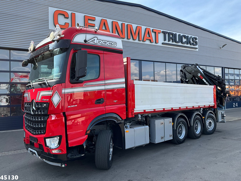 Mercedes-Benz Arocs 3263 8x4 Hiab 37 Tonmeter laadkraan + Fly-Jib - Caminhão basculante, Caminhão grua: foto 3 Mercedes-Benz Arocs 3263 8x4 Hiab 37 Tonmeter laadkraan + Fly-Jib - Caminhão basculante, Caminhão grua: foto 3