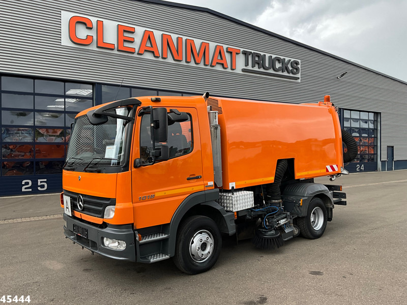 Varredora urbana Mercedes-Benz Atego 1018 Brock Left and right sweeper Just 141.848 km!: foto 7