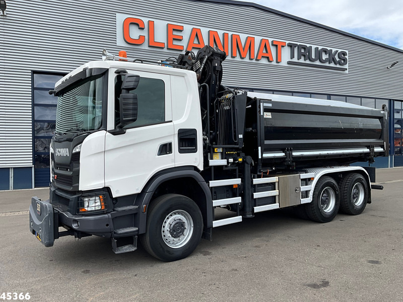 Scania G 410 6x6 Euro 6 Palfinger 17 Tonmeter Z-kraan - Caminhão basculante, Caminhão grua: foto 3 Scania G 410 6x6 Euro 6 Palfinger 17 Tonmeter Z-kraan - Caminhão basculante, Caminhão grua: foto 3