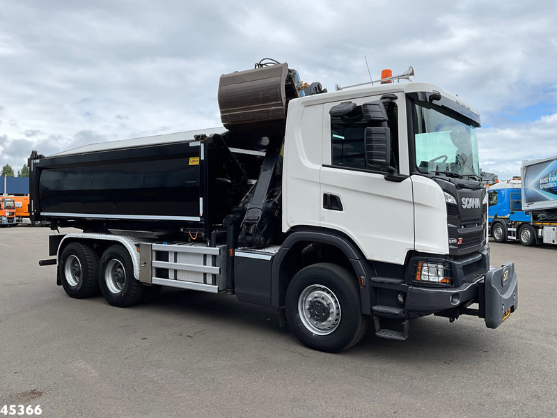 Scania G 410 6x6 Euro 6 Palfinger 17 Tonmeter Z-kraan - Caminhão basculante, Caminhão grua: foto 4 Scania G 410 6x6 Euro 6 Palfinger 17 Tonmeter Z-kraan - Caminhão basculante, Caminhão grua: foto 4