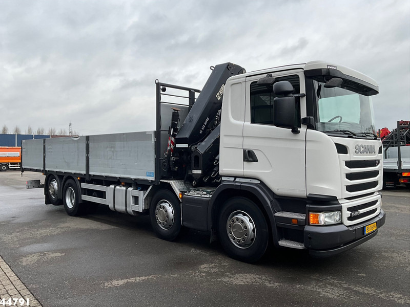 Scania G 450 8x2 Euro 6 Hiab 32 Tonmeter laadkraan Just 114.221 km! - Caminhão grua: foto 5 Scania G 450 8x2 Euro 6 Hiab 32 Tonmeter laadkraan Just 114.221 km! - Caminhão grua: foto 5