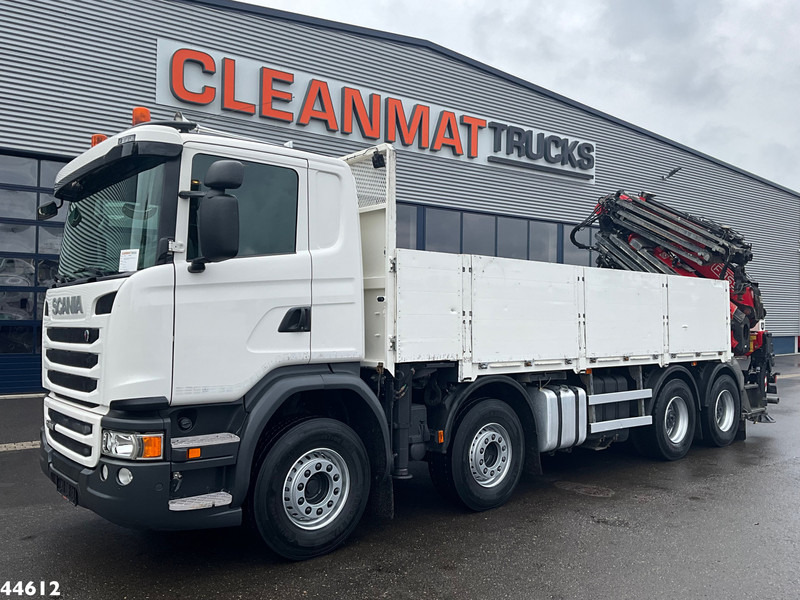 Scania G 450 8x4 Euro 6 Fassi 66 Tonmeter laadkraan + Fly-jib Just 176.555 Km! - Caminhão grua: foto 2 Scania G 450 8x4 Euro 6 Fassi 66 Tonmeter laadkraan + Fly-jib Just 176.555 Km! - Caminhão grua: foto 2