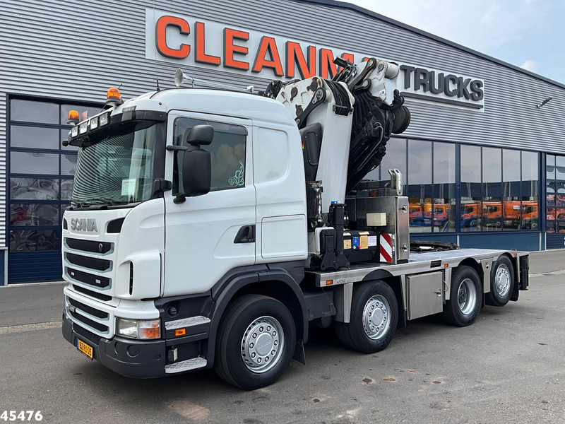 Scania G 480 HMF 85 Tonmeter laadkraan + Fly-Jib - Caminhão grua: foto 5 Scania G 480 HMF 85 Tonmeter laadkraan + Fly-Jib - Caminhão grua: foto 5