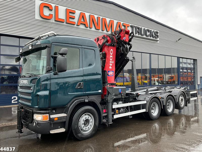 Scania G480 8x4 HMF 60 Tonmeter laadkraan + Fly-jib - Caminhão polibenne, Caminhão grua: foto 2 Scania G480 8x4 HMF 60 Tonmeter laadkraan + Fly-jib - Caminhão polibenne, Caminhão grua: foto 2