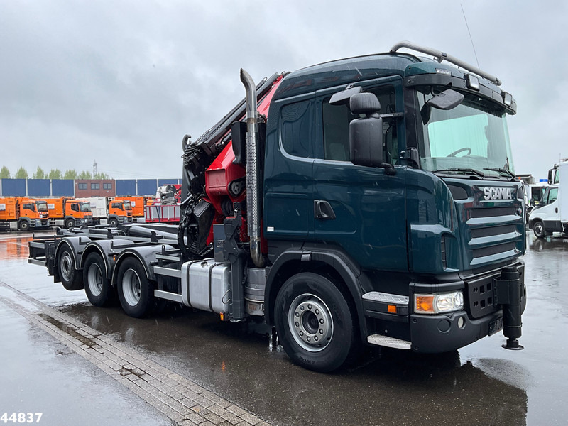 Scania G480 8x4 HMF 60 Tonmeter laadkraan + Fly-jib - Caminhão polibenne, Caminhão grua: foto 3 Scania G480 8x4 HMF 60 Tonmeter laadkraan + Fly-jib - Caminhão polibenne, Caminhão grua: foto 3