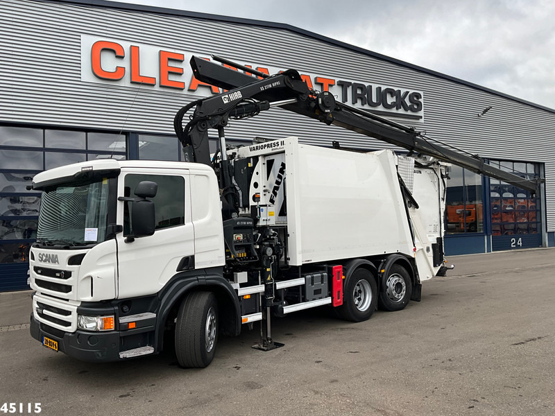Scania P 250 Euro 6 Hiab 21 Tonmeter laadkraan Just 146.000 km! - Caminhão de lixo: foto 1 Scania P 250 Euro 6 Hiab 21 Tonmeter laadkraan Just 146.000 km! - Caminhão de lixo: foto 1