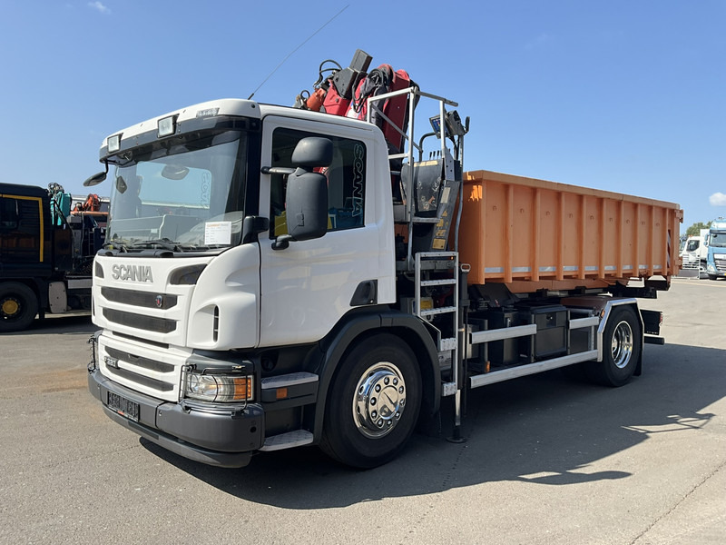 Scania P 320 HMF 12 Tonmeter Z-kraan + Kipper 11m³ - Caminhão basculante, Caminhão grua: foto 3 Scania P 320 HMF 12 Tonmeter Z-kraan + Kipper 11m³ - Caminhão basculante, Caminhão grua: foto 3