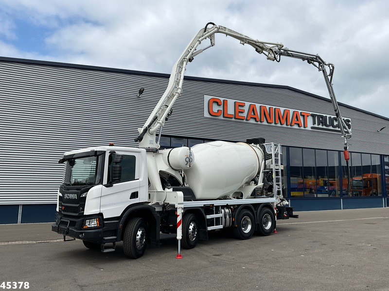 Scania P 450 XT 8x4 Euro 6 Retarder CIFA 7m³ Mixer + Pumi Pump 25 m³ NEW AND UNUSED! - Caminhão betoneira: foto 1 Scania P 450 XT 8x4 Euro 6 Retarder CIFA 7m³ Mixer + Pumi Pump 25 m³ NEW AND UNUSED! - Caminhão betoneira: foto 1