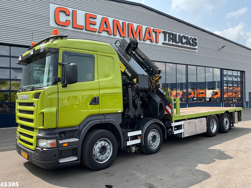 Scania R 420 8x2 manual Palfinger 85 Tonmeter laadkraan + Fly-Jib - Caminhão grua: foto 2 Scania R 420 8x2 manual Palfinger 85 Tonmeter laadkraan + Fly-Jib - Caminhão grua: foto 2