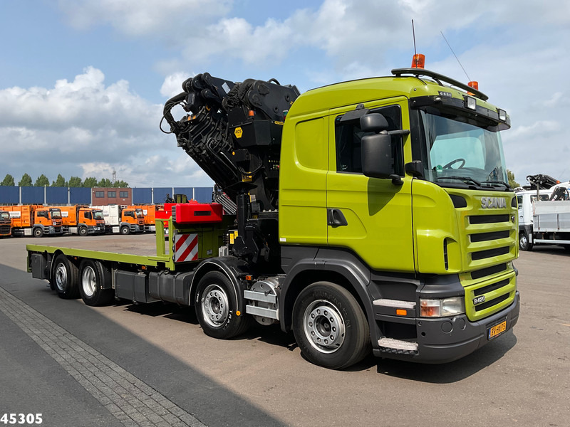 Scania R 420 8x2 manual Palfinger 85 Tonmeter laadkraan + Fly-Jib - Caminhão grua: foto 4 Scania R 420 8x2 manual Palfinger 85 Tonmeter laadkraan + Fly-Jib - Caminhão grua: foto 4