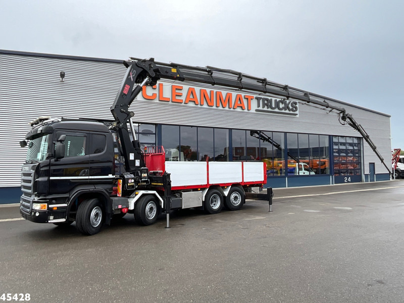 Scania R 480 8x2 Retarder Hiab 47 Tonmeter laadkraan + Fly-Jib! Just 242.931 km! - Caminhão grua: foto 1 Scania R 480 8x2 Retarder Hiab 47 Tonmeter laadkraan + Fly-Jib! Just 242.931 km! - Caminhão grua: foto 1