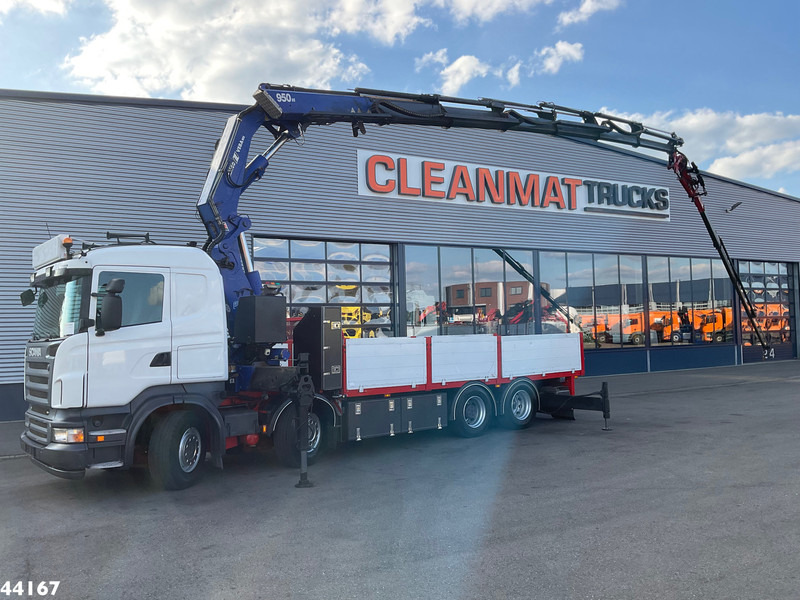 Scania R 480 Amco Veba 95 Tometer laadkraan + Fly-Jib - Caminhão grua: foto 1 Scania R 480 Amco Veba 95 Tometer laadkraan + Fly-Jib - Caminhão grua: foto 1
