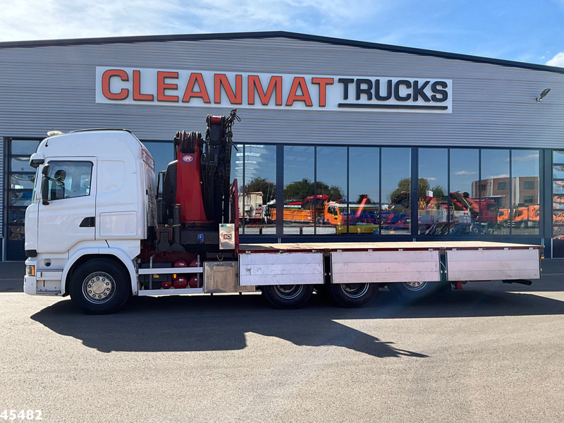 Scania R 490 8x4 Euro 6 Retarder HMF 60 Tonmeter laadkraan + Fly-Jib - Caminhão grua: foto 4 Scania R 490 8x4 Euro 6 Retarder HMF 60 Tonmeter laadkraan + Fly-Jib - Caminhão grua: foto 4