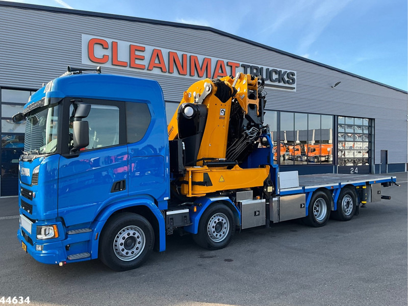 Scania R 540 Euro 6 Effer 100 Tonmeter laadkraan + Fly-Jib Just 39.720 km! - Caminhão grua: foto 2 Scania R 540 Euro 6 Effer 100 Tonmeter laadkraan + Fly-Jib Just 39.720 km! - Caminhão grua: foto 2